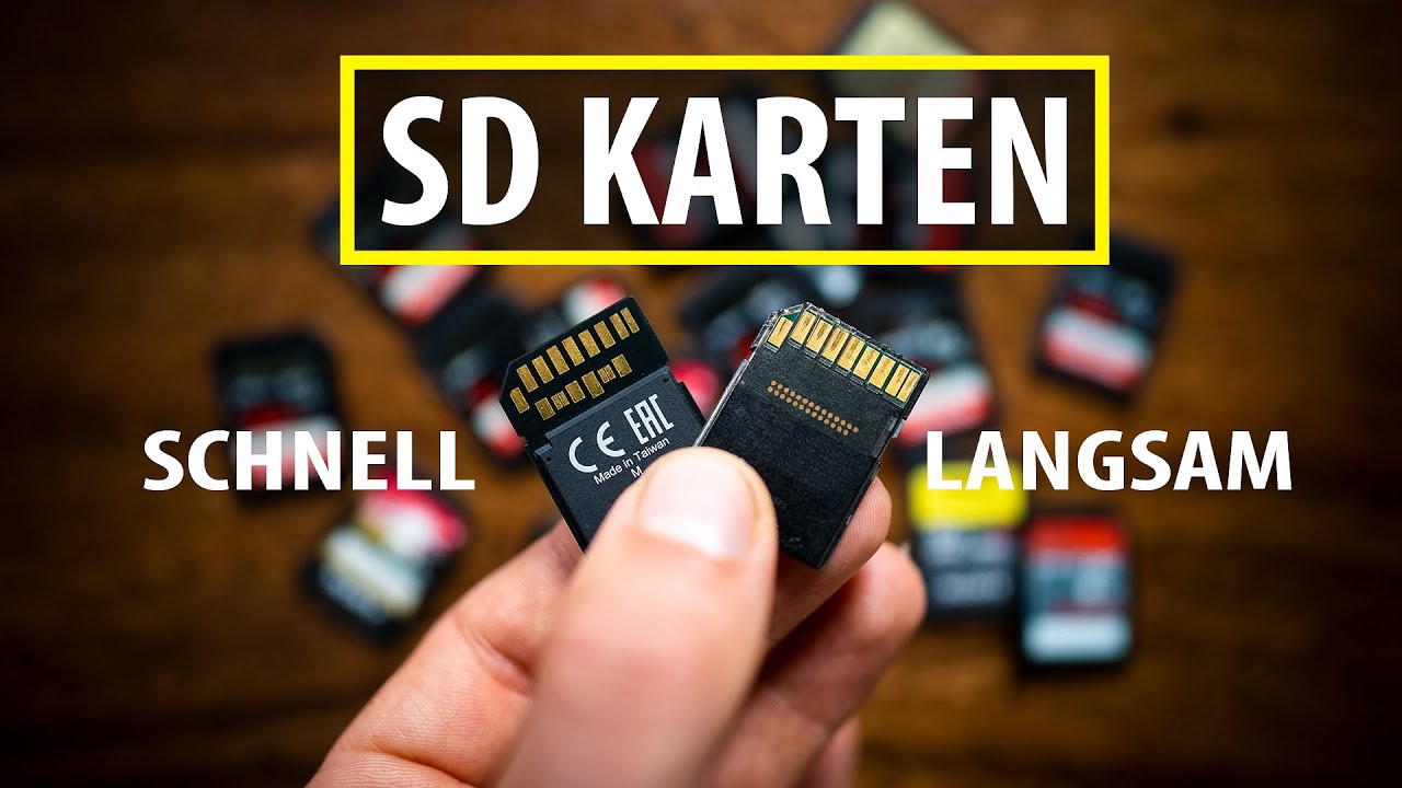 Speicherkarten zum FOTOGRAFIEREN & FILMEN 📷 Darauf musst du achten | Jaworskyj