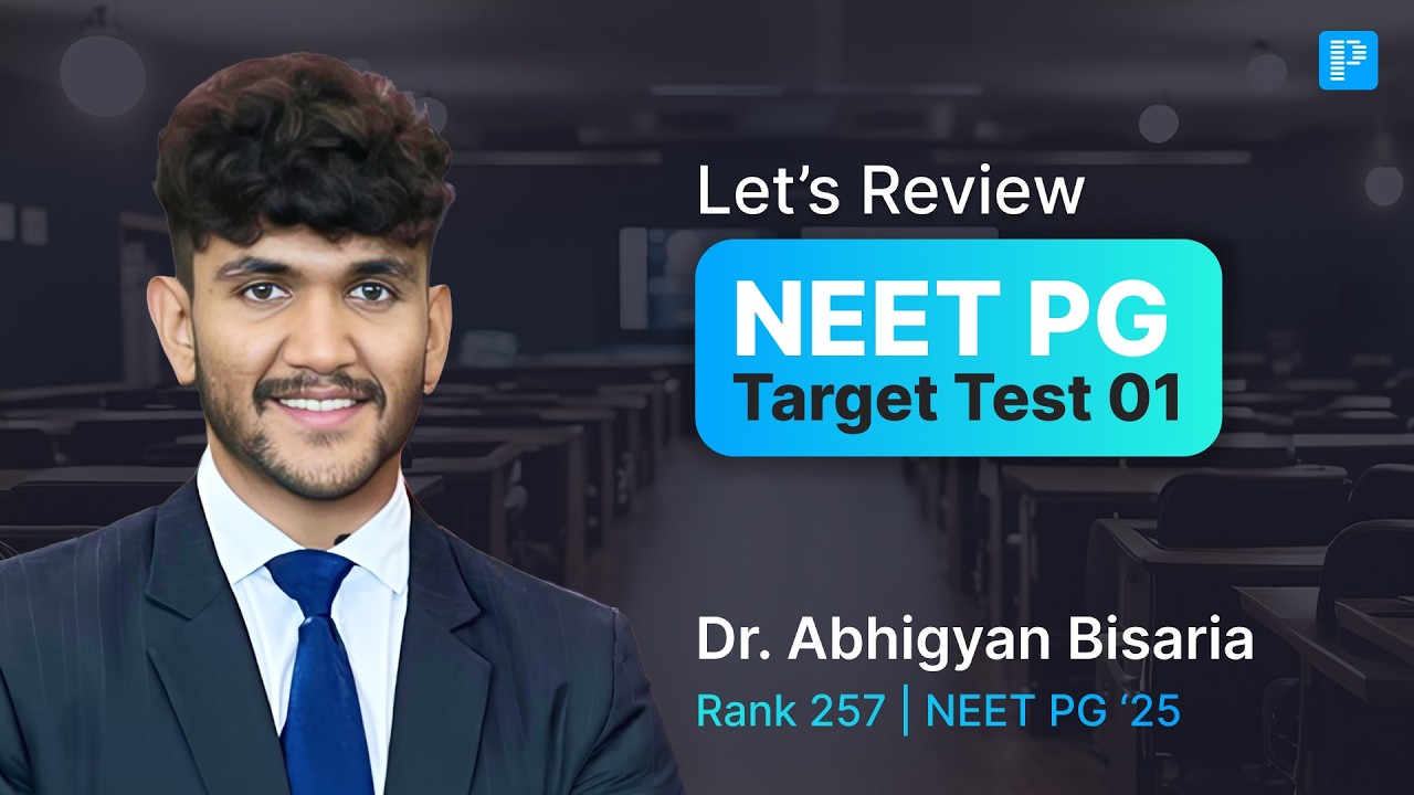 NEET PG Target Test Review LIVE | Strategy, Mistakes & Tips by Dr Abhigyan Bisaria