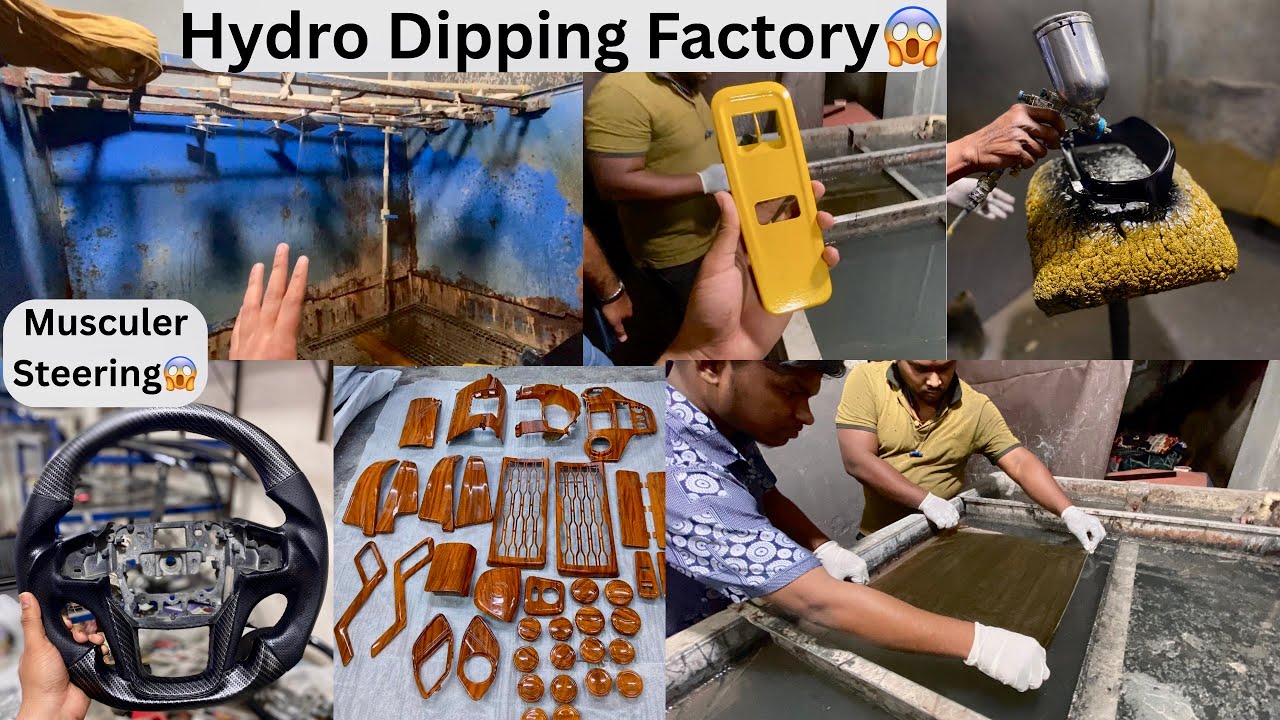 Hydro Dipping Factory In Delhi || Car Parts  Dipping Full process 😱🔥