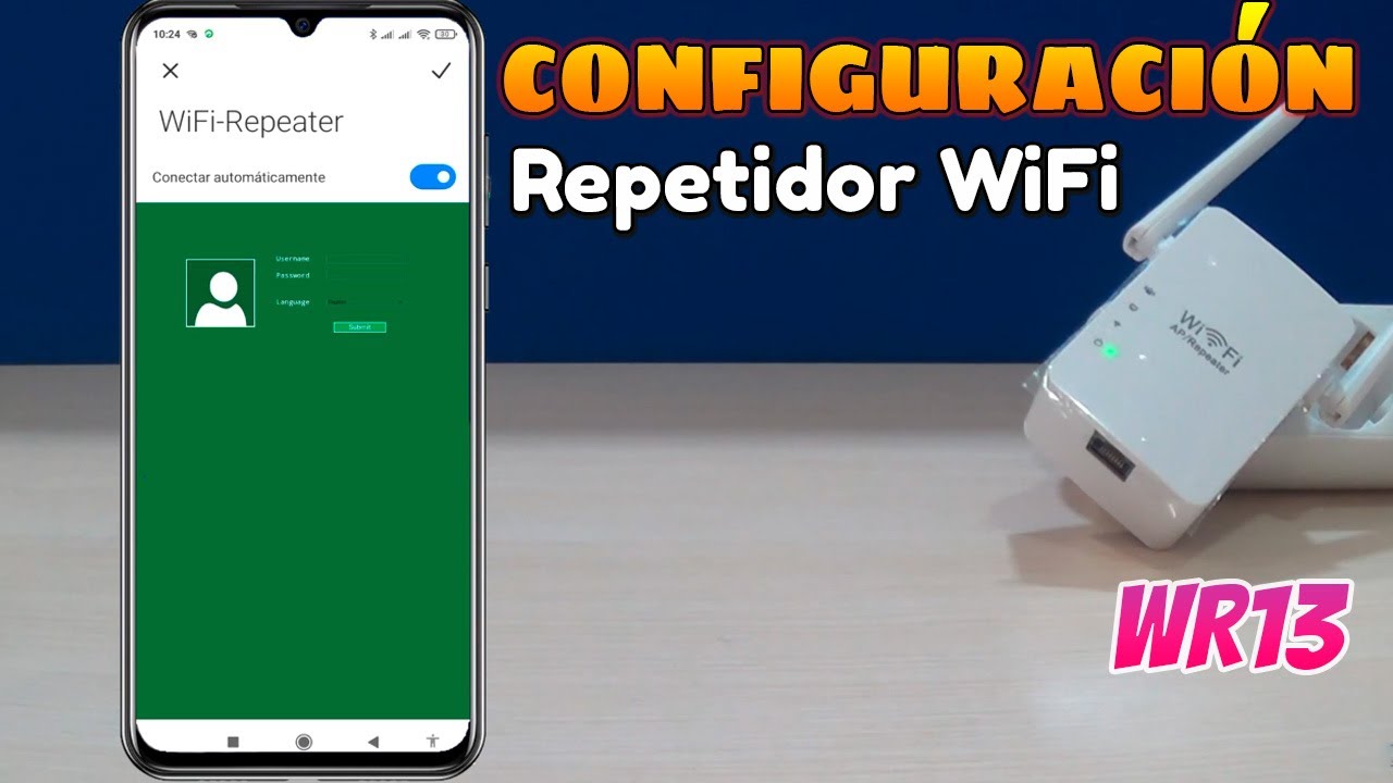 Configuración repetidor WiFi WR13 📶 Proceso de instalación fácil desde un teléfono móvil
