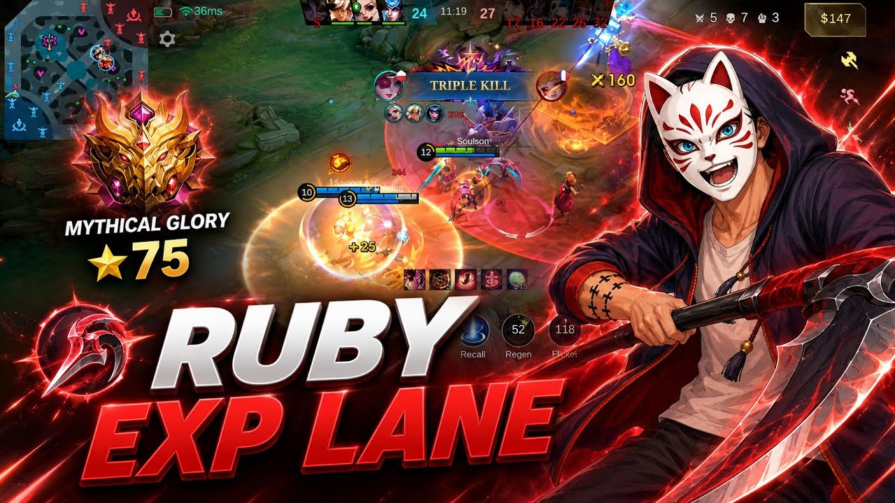 Zagrałem Ruby Przeciwko 5 Najlepszym Graczom z R&oacute;żnych Państw w Mythical Glory!