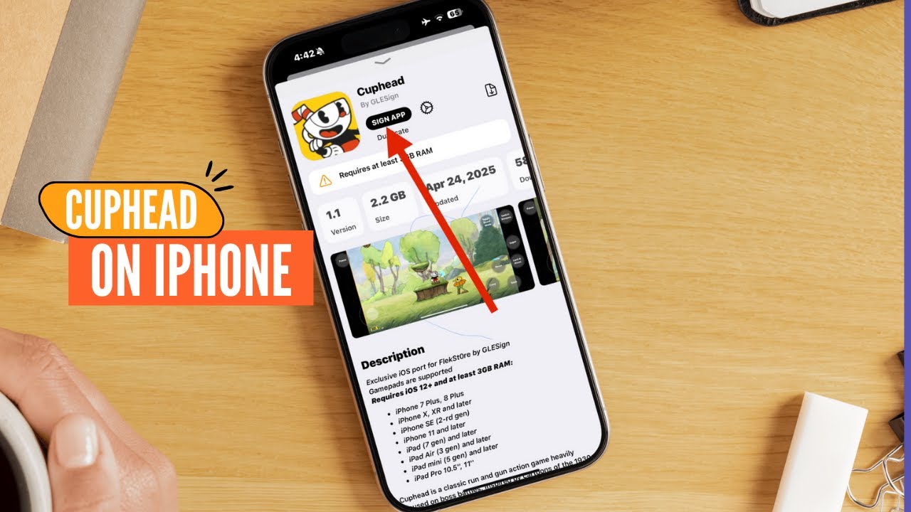 Install & Play Cuphead on your iPhone or iPad