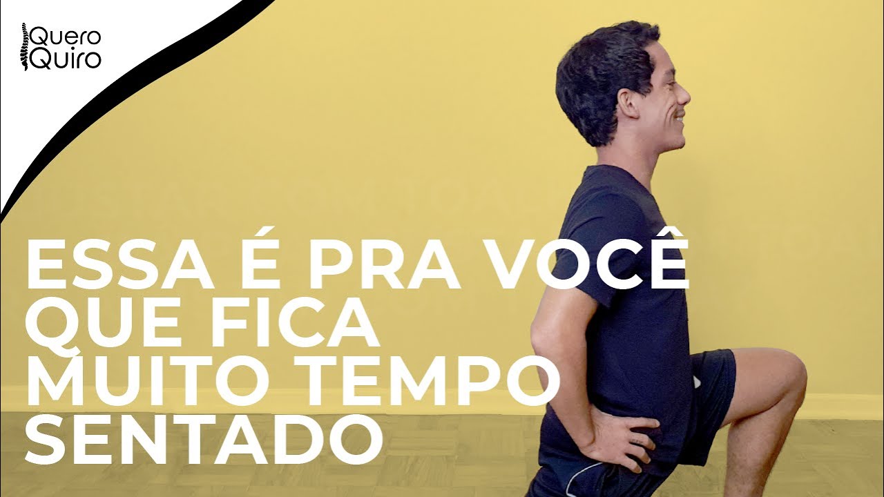 Exercícios pra quarentena - Aula 7  Alongamentos para quem só fica sentado #treinecomigo
