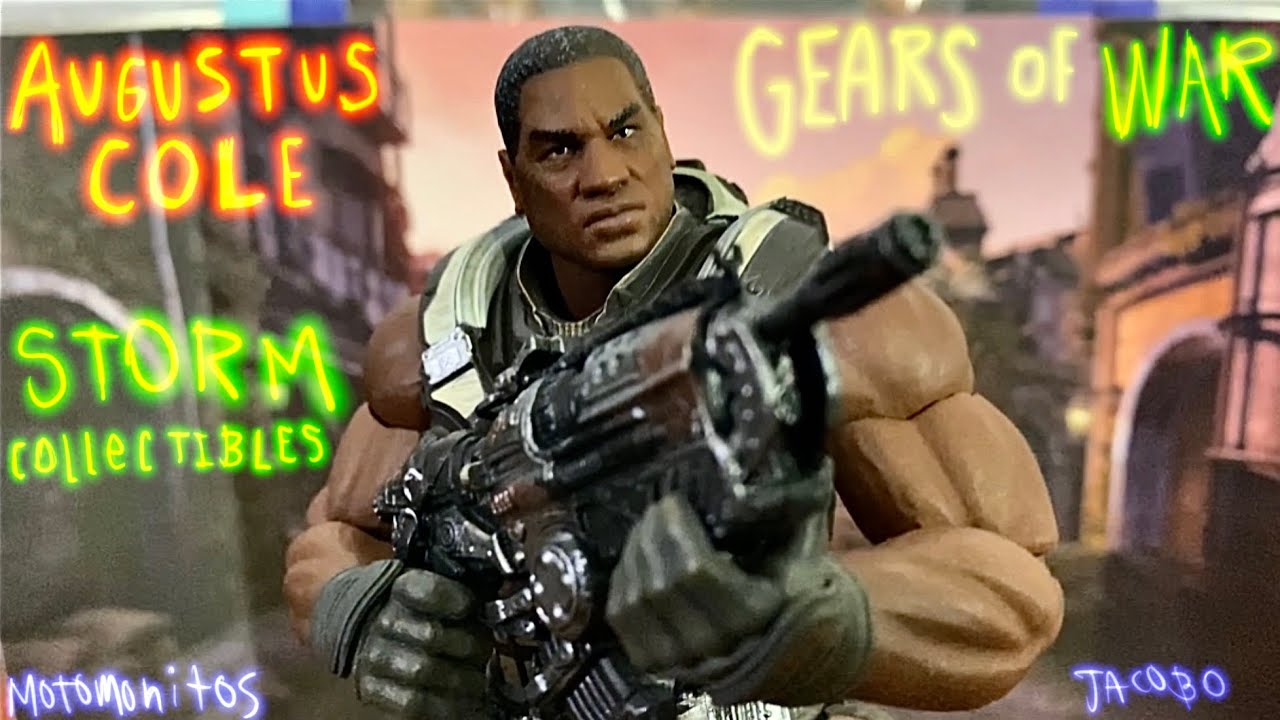#24 Unboxing y Reseña: AUGUSTUS COLE: Gears Of War: Storm Collectibles