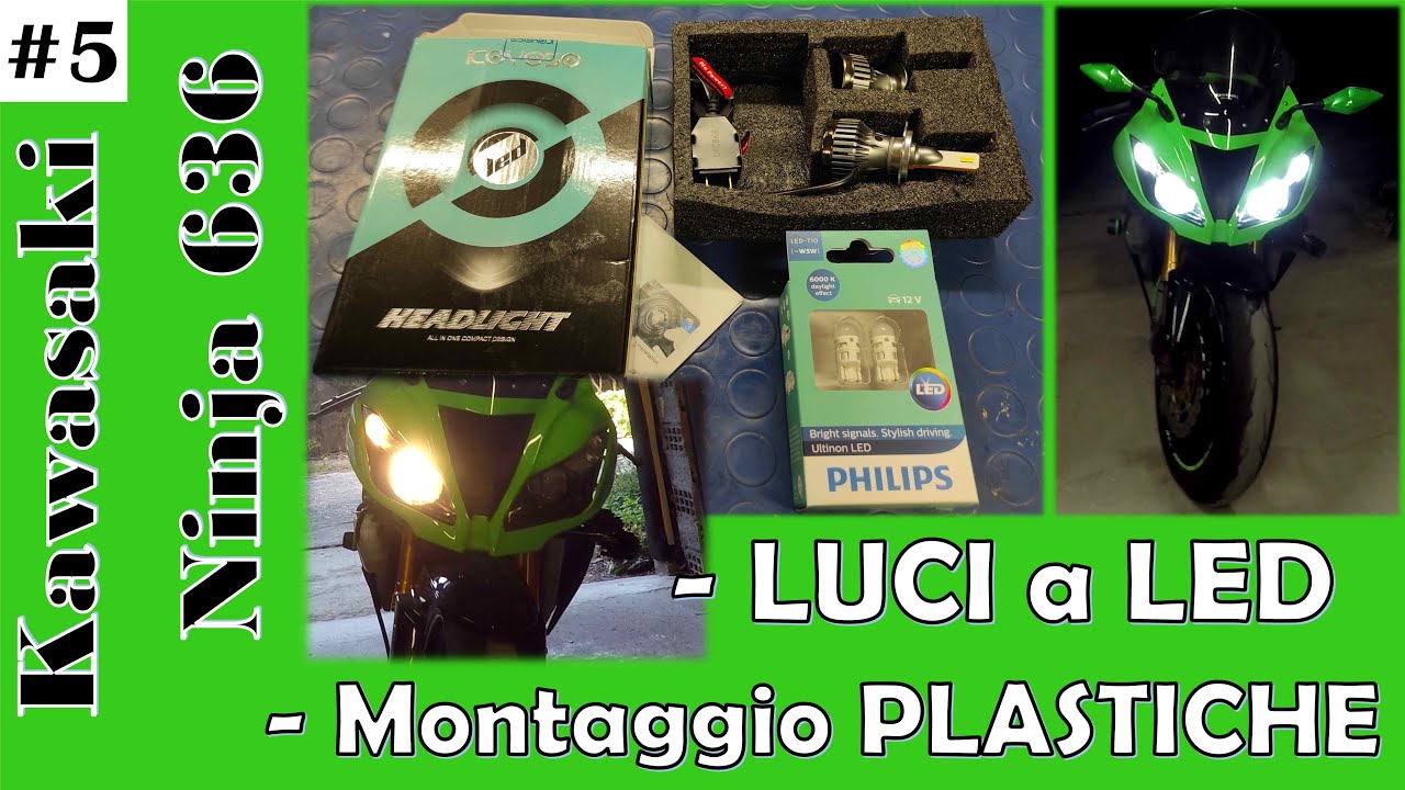 LAMPADINE a LED e Rimontaggio CARENE - Manutenzione Kawasaki ZX-6R #5