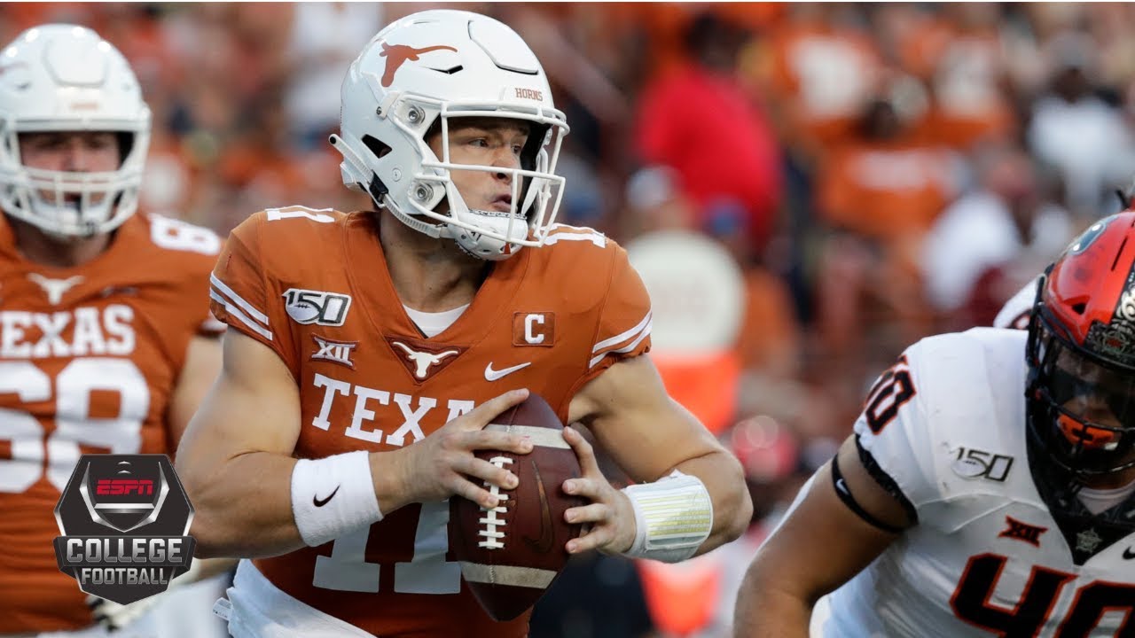 Sam Ehlinger, Texas vs. Oklahoma State Highlights 2019 | NCAAF Week 4 | College Football Highlights