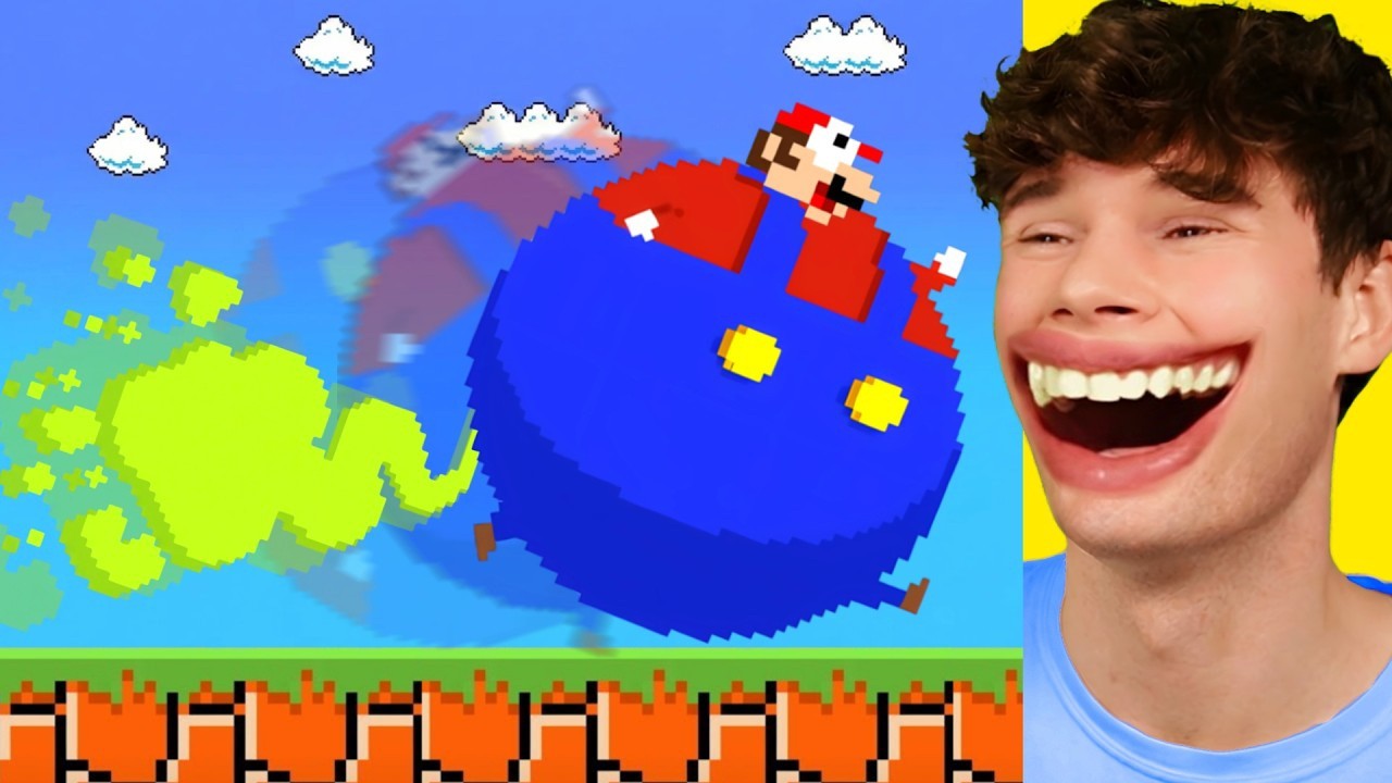 Try NOT To LAUGH (Funny Mario Animations)
