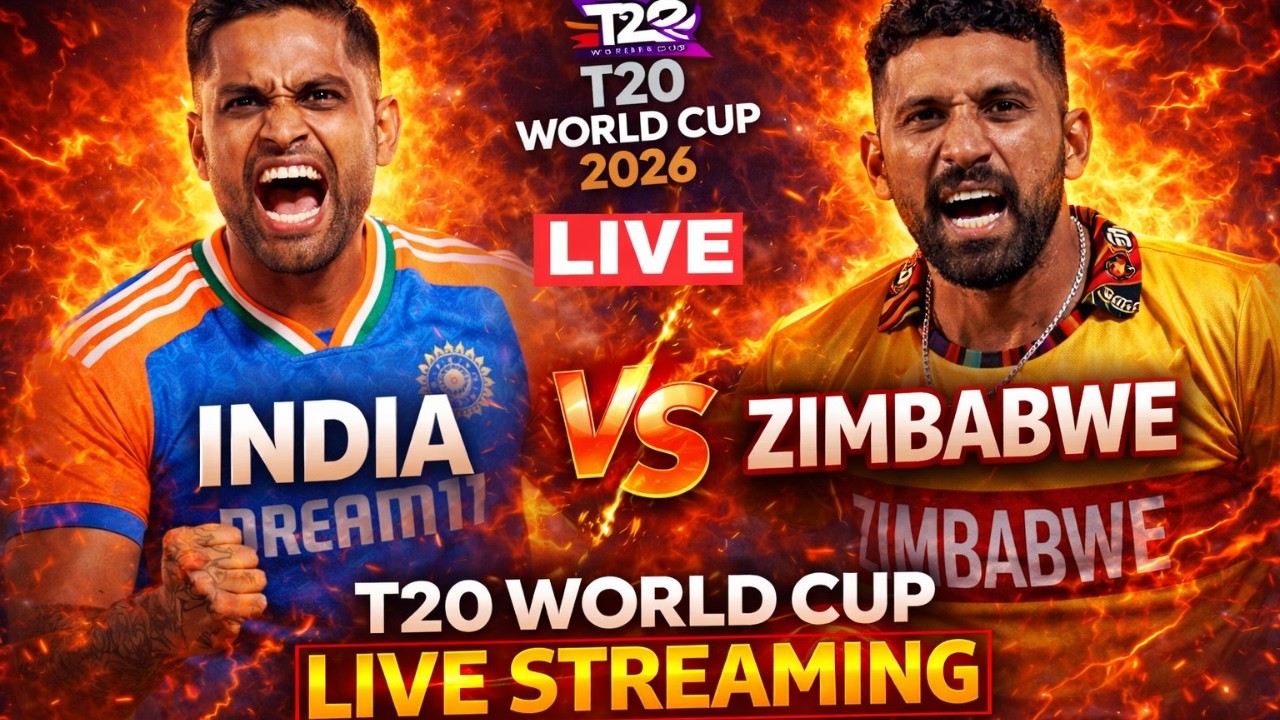 🔴 LIVE: INDIA 🇮🇳 vs ZIMBABWE 🇿🇼 | T20 WORLD CUP 2026 | Full Match Live