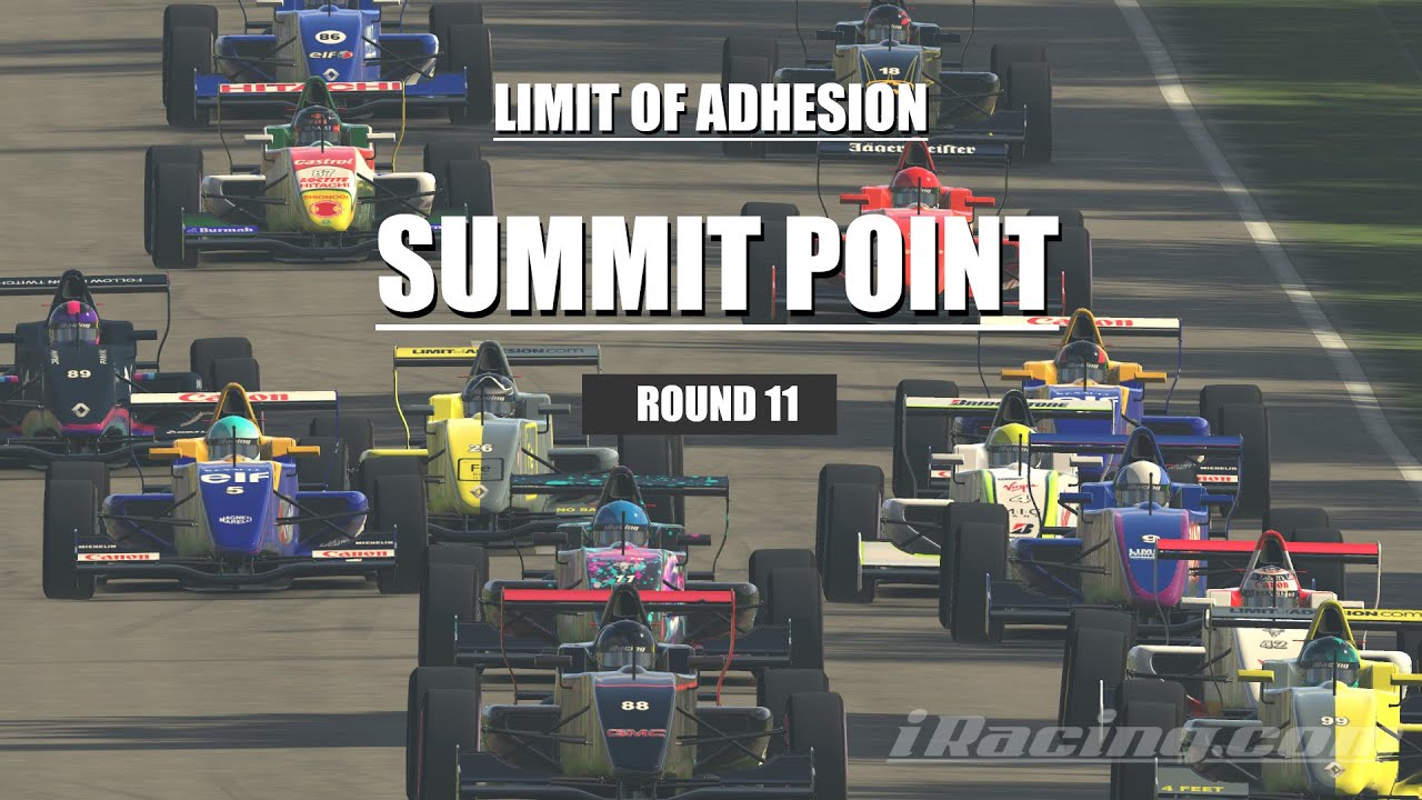 iRacing Limit of Adhesion Racing League. Season 3 Round 11 - Summit Point