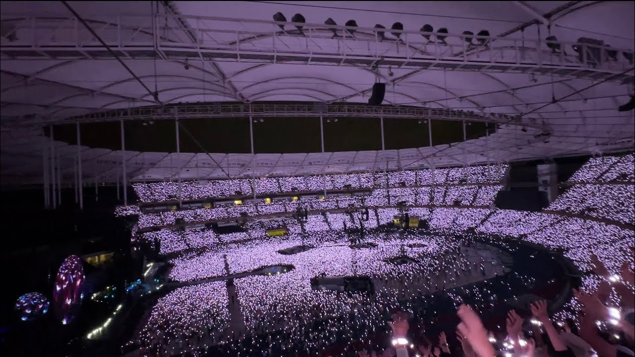 Coldplay - A Sky Full of Stars Live in Bukit Jalil Stadium Kuala Lumpur Malaysia 2023 4K