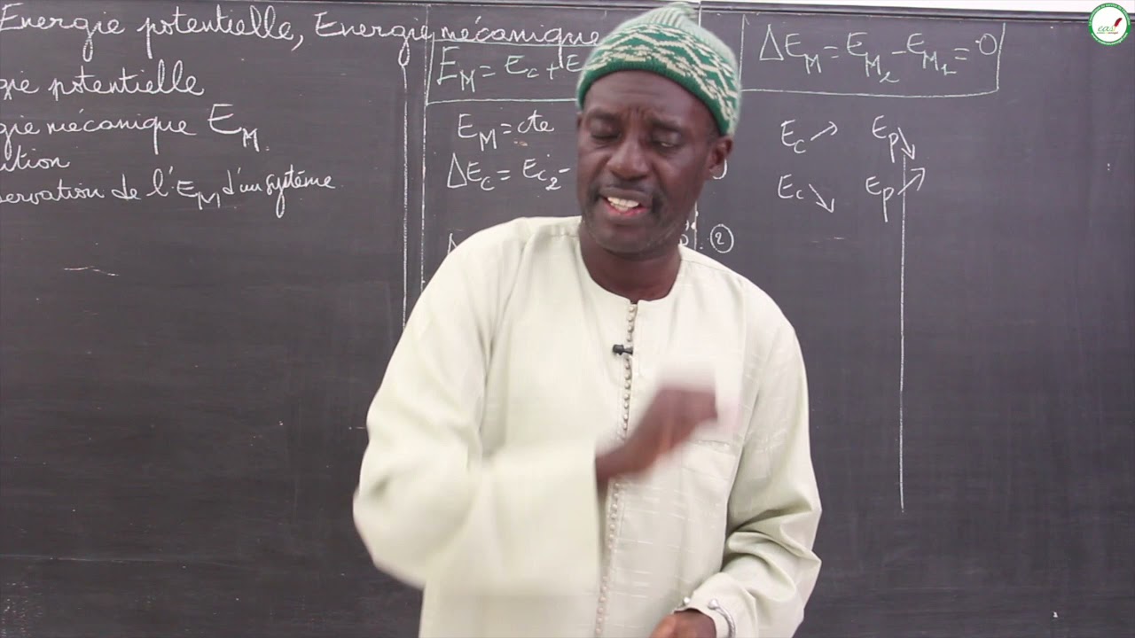 Cours - Première S - Physique / Chimie : Énergie potentielle, Énergie mécanique / fin / Mr Diop