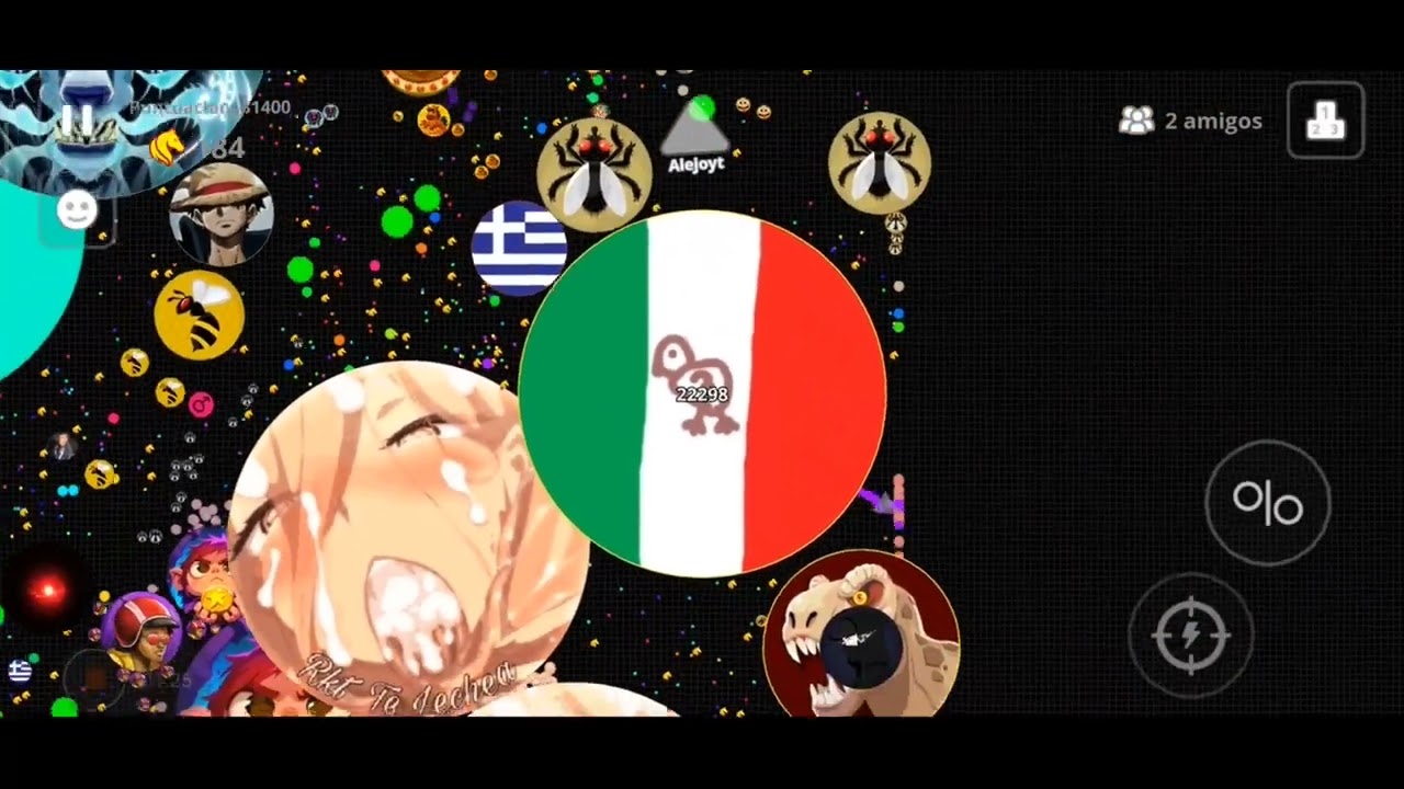 Bot lobby =lag 😔🤙 (agar.io mobile) 
