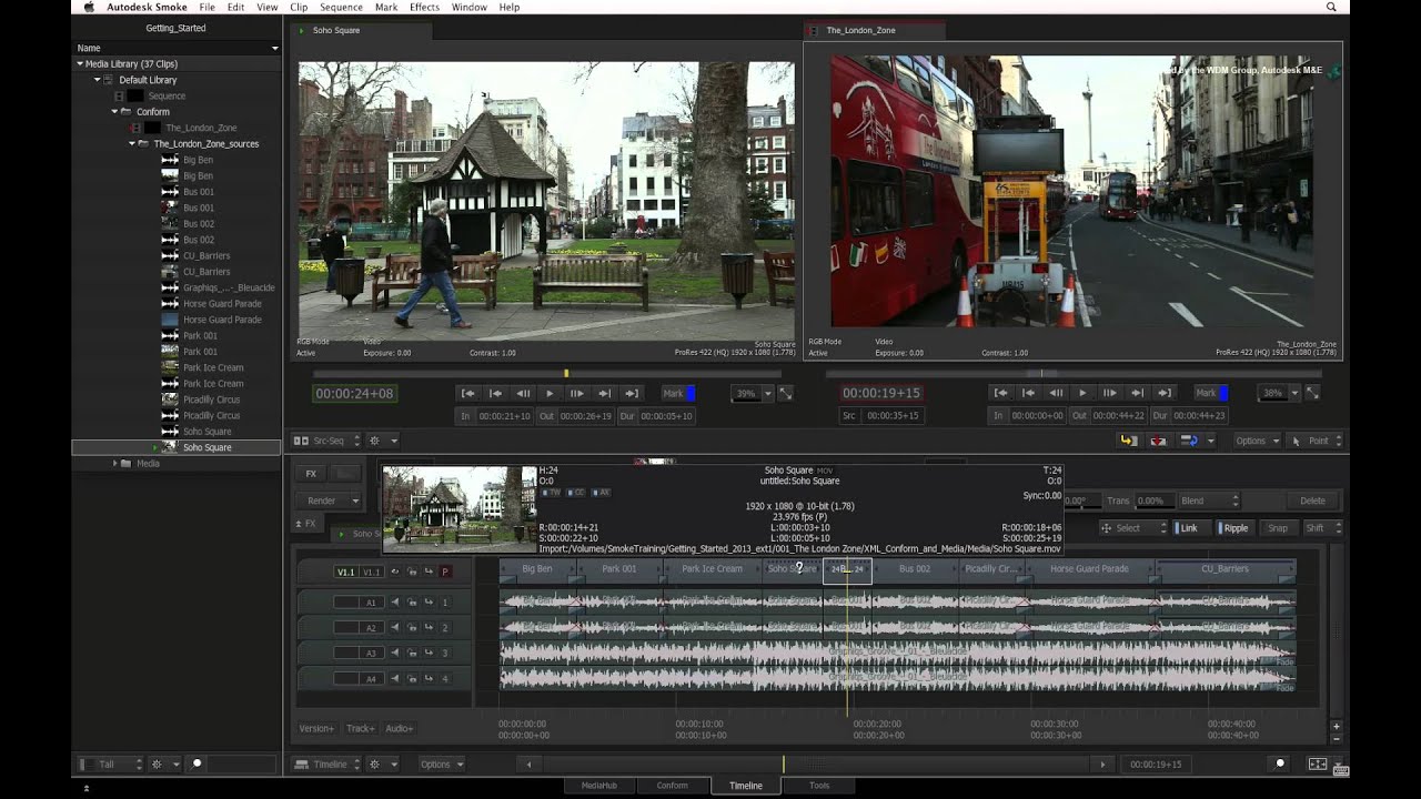 Timeline Editing: Viewing the Source and Sequence Metadata