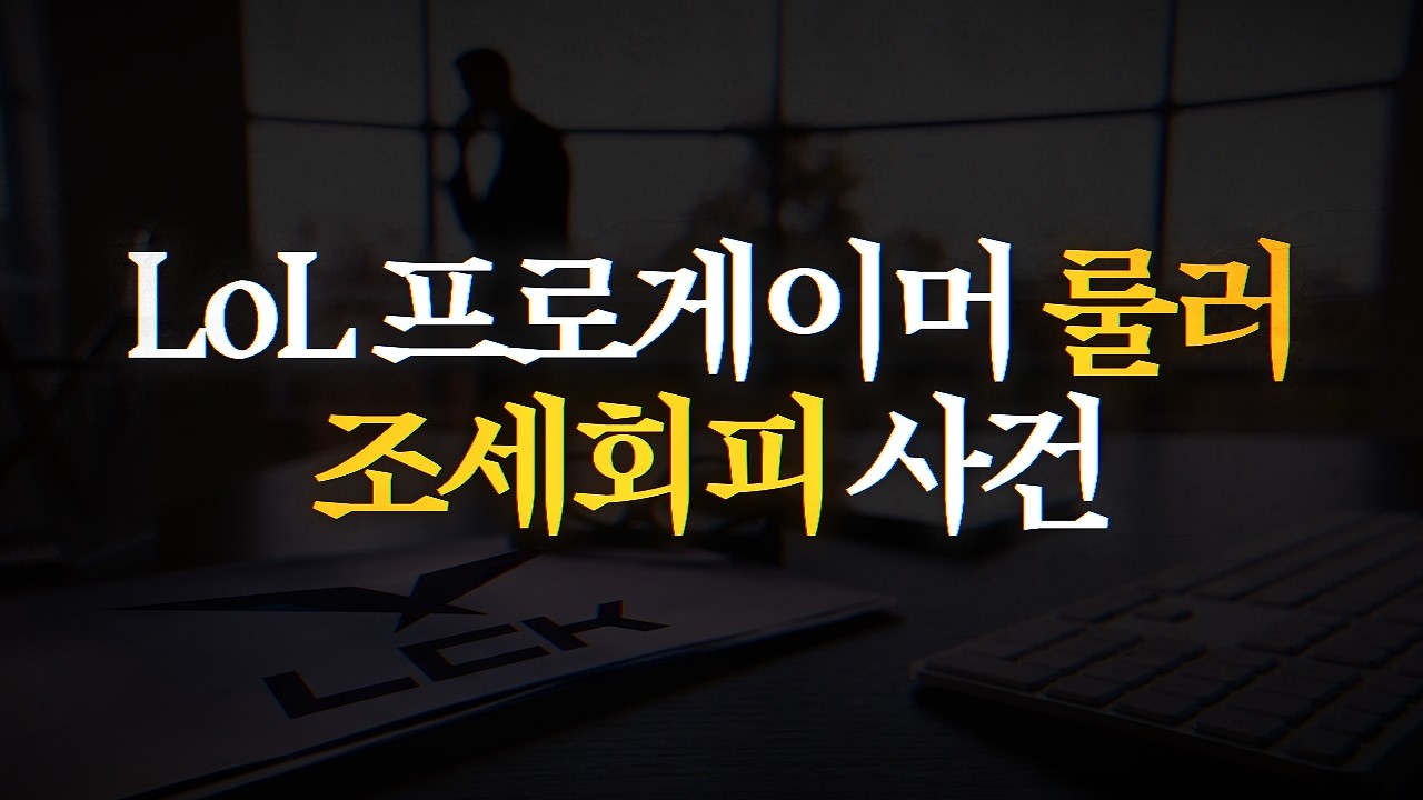 [룰러 조세회피 사태 1부] 왜 탈세가 아닌 조세회피인가? 여파는?