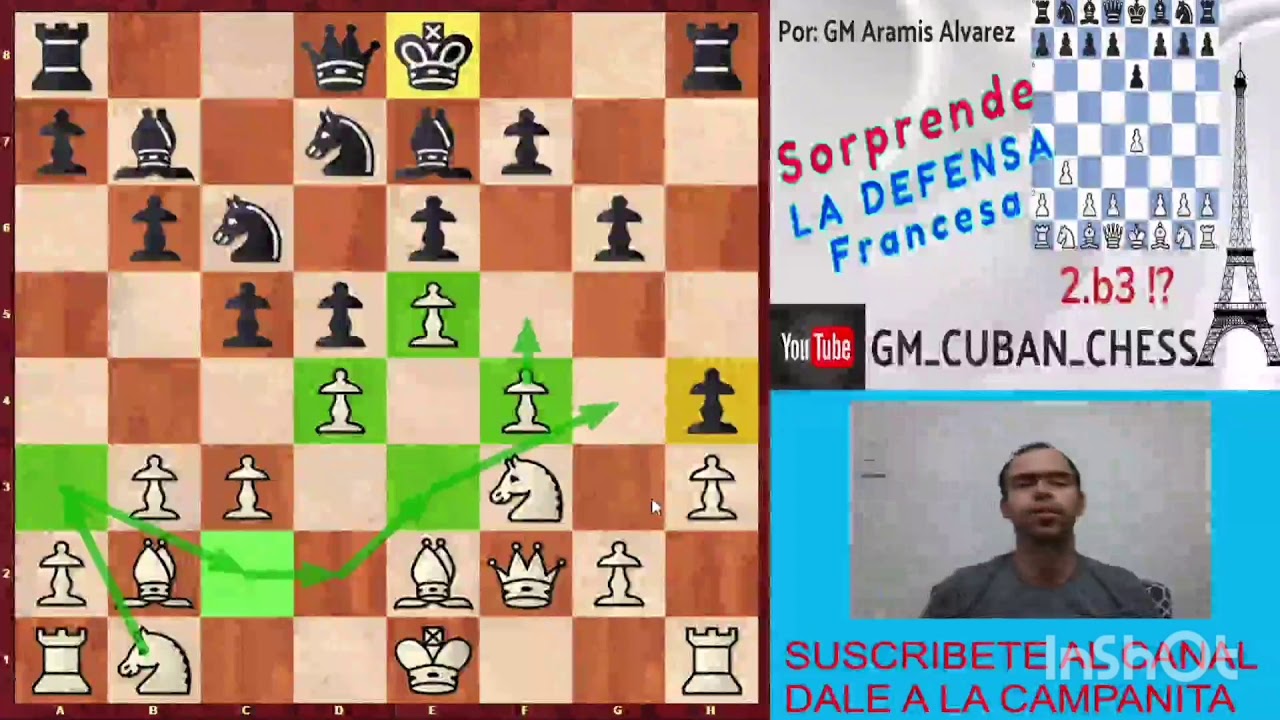 Sorprende la Defensa Francesa💪💪💪juega 2.b3⁉️