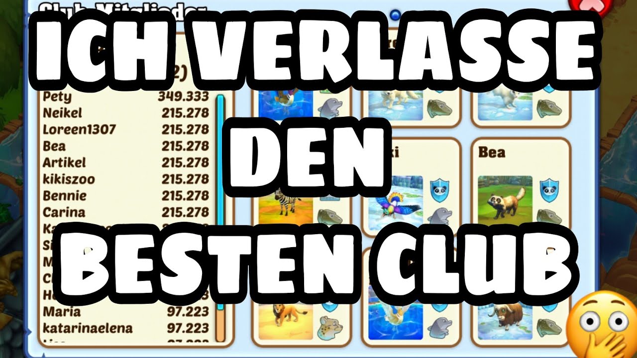 Zoo 2 Ich verlasse meinen Club Zoo 2 Animal Park Lets Paly Deutsch Tipps und Tricks