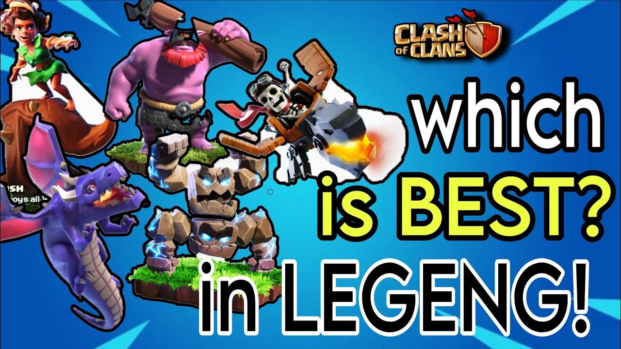 I Tried Four Different Army in LEGENG LEAGUE and the RUSULT is SHOCKING! Army Links are  👇