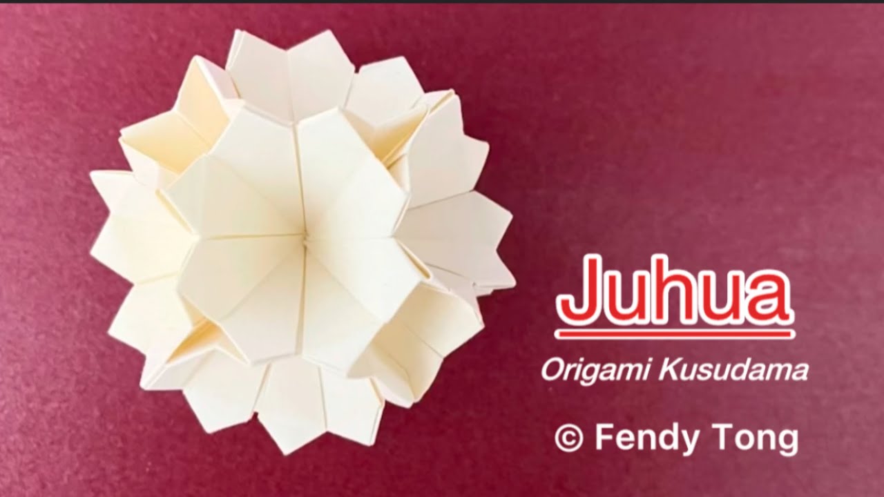 Origami Juhua Kusudama 