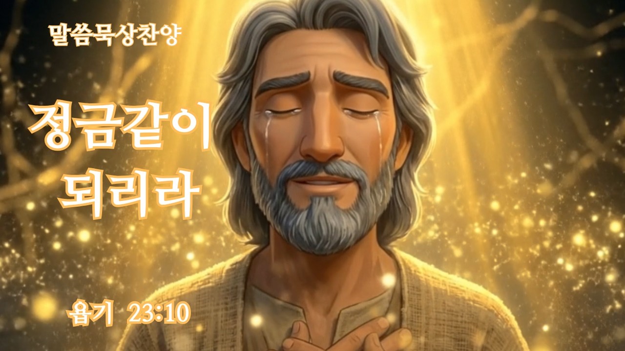 정금같이 되리라 | 말씀묵상찬양 | 욥의 고백 #기독교찬양#욥기묵상#묵상찬양#정금같이되리라#ChristianWorship#BibleMeditation#욥기#말씀묵상찬양
