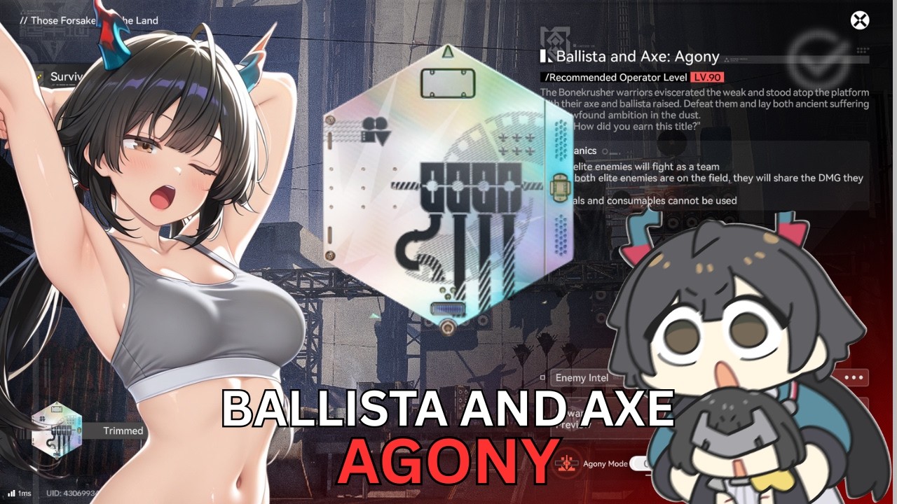 Chen Qianyu Fight the BALLISTA AND AXE🔥 Main DPS Build Showcase | Arknights Endfield