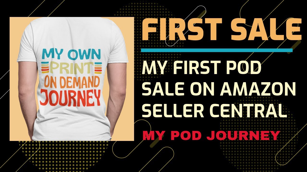My First Print On Demand Sale On Amazon Seller Central - Seller Central Printful Integration - POD