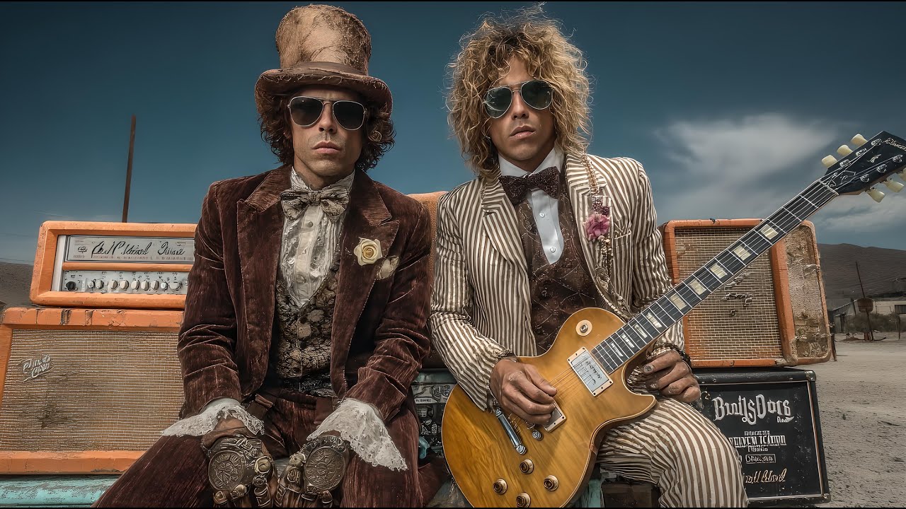 Blues Rock Journey | Vintage Performance in a Rugged Landscape