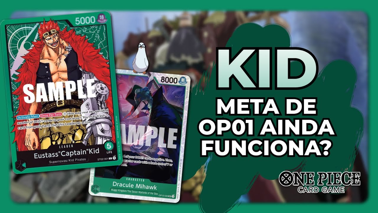 PRB02 - KID🟢 - O meta de OP01 está de volta?? | One Piece TCG Deckbuilding e Gameplay