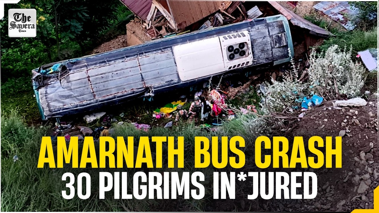 Live | Amarnath Yatra Bus Accident: 30 Pilgrims Injured After Bus Crashes Onto House in J&K