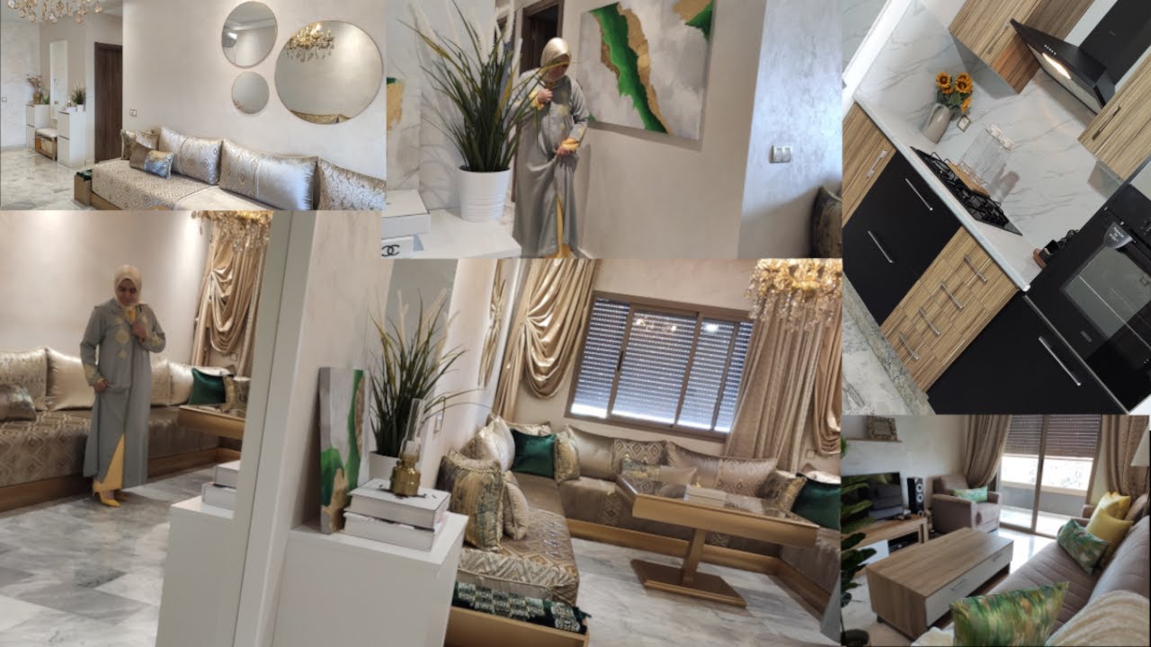 Home Tour - جولة في بيتي مع ديكور جديد في صالوني! روتين التنظيم وترتيب في رمضان في دقائق وبدون مجهود