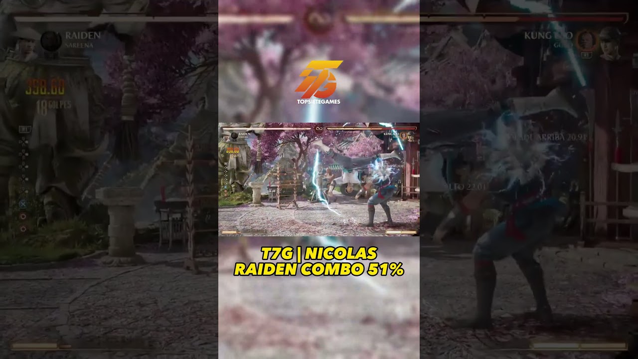 RAIDEN 51% COMBO BY T7G NICOLAS - Mortal Kombat 1 #shorts #raiden #mortalkombat1