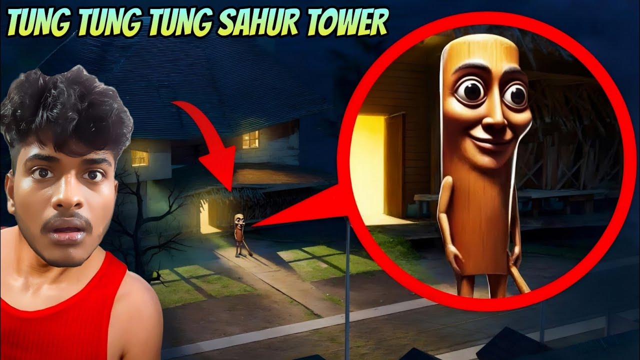 I Became Tung Tung Sahur And Completed Brainrot Tower|On Vtg!