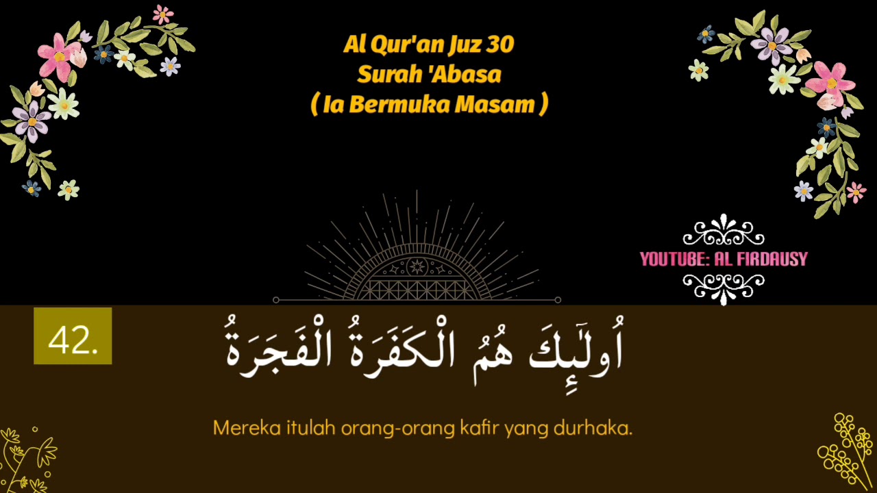 Surah 'Abasa full 1 jam Metode Ummi | Murottal anak