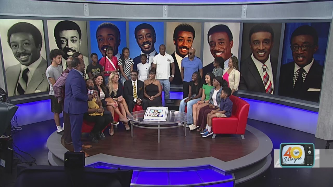Wayne Dawson's family stops by FOX 8 to celebrate his 40 years on TV