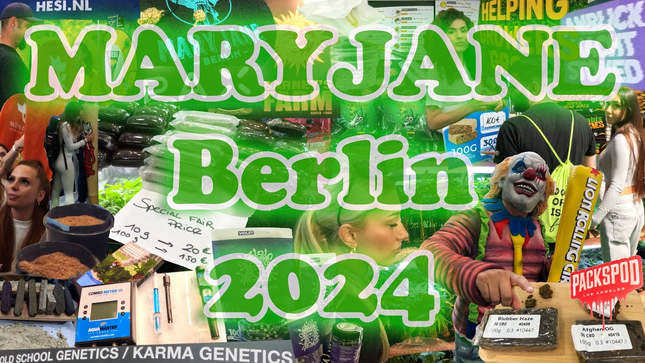 MARY JANE Berlin 2024 🍀 Walking tour | Mary Jane Berlin 24 | Cannabis Expo Germany 2024