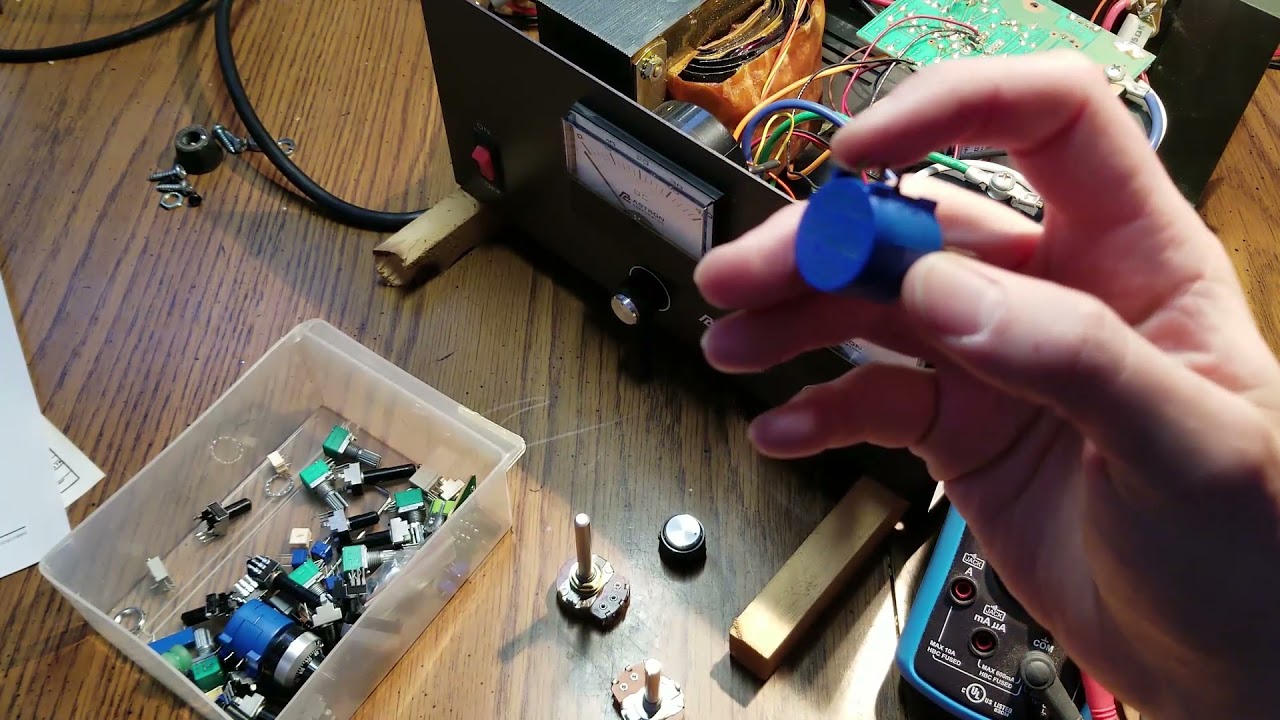 Astron VS-35M Unstable Output Voltage Problem with Fix.
