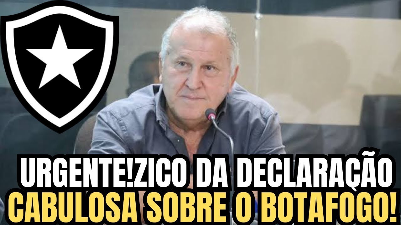 🚨ZICO DA DECLARAÇÃO CABULOSA SOBRE O BOTAFOGO E REPERCUTIU NO BRASIL E NA EUROPA!