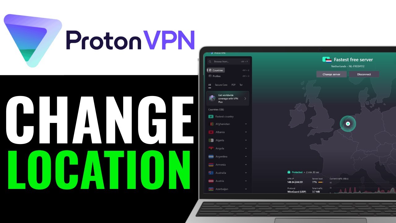 How to Change Location in Proton VPN 2025 (FULL GUIDE!!!)