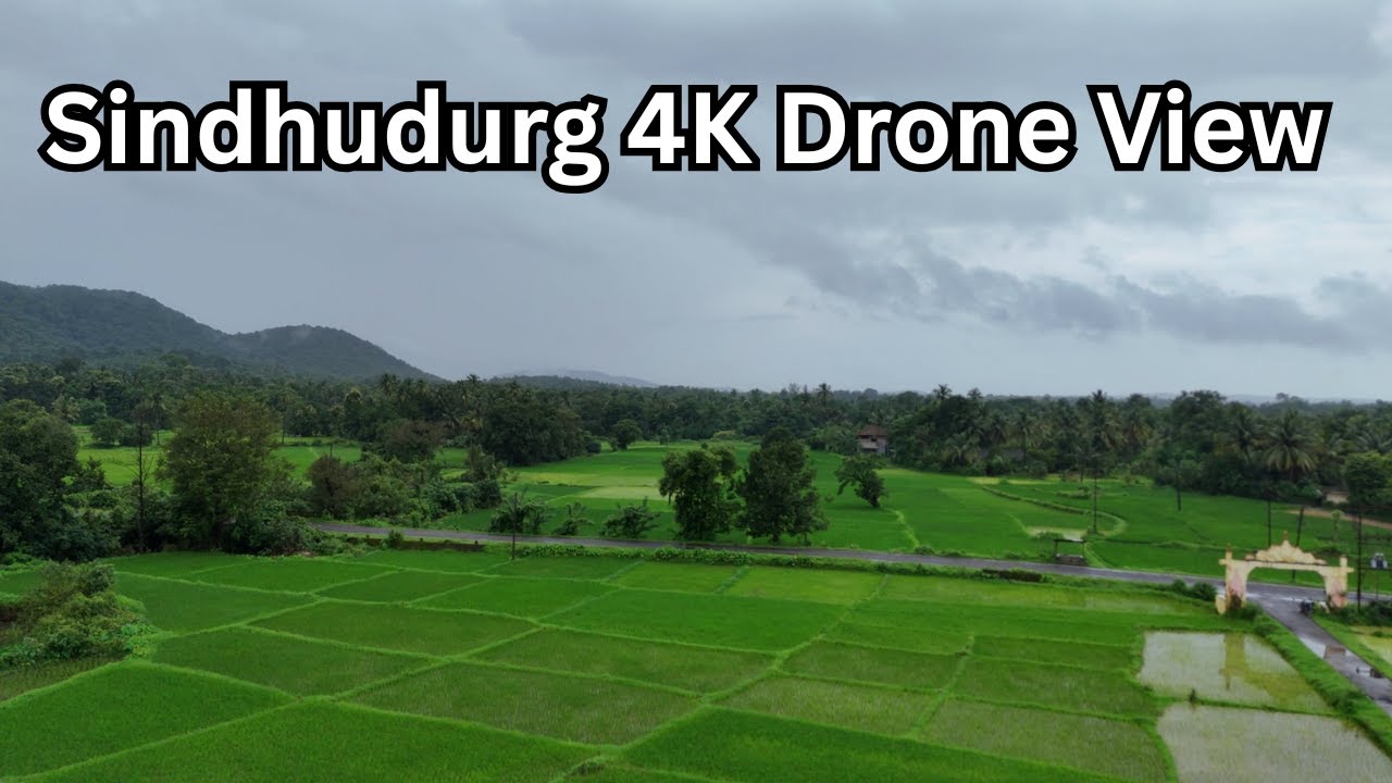 Sindhudurg Maharashtra 4K Drone View | Aerial Tour of Konkan | Nature Aerial Cinematic