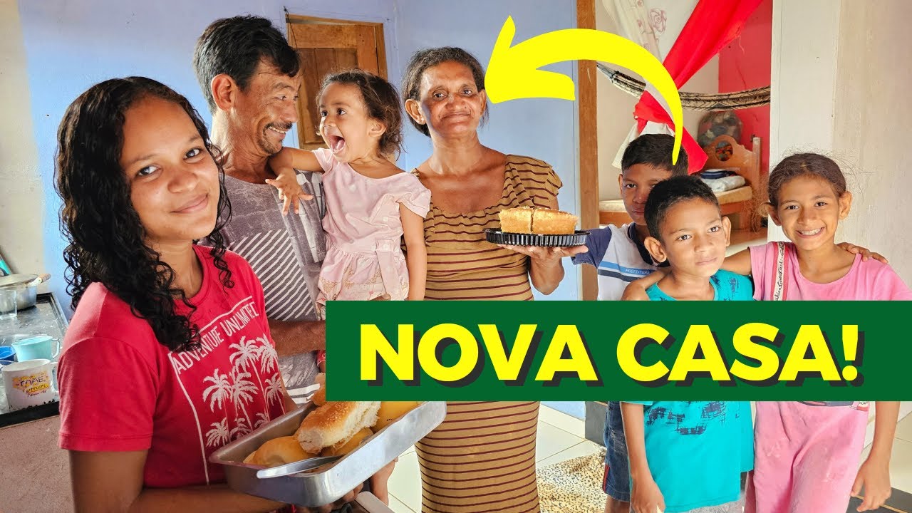 DONA MISCILENE E FAMÍLIA! DÁ GOSTO ENTRAR NA NOVA CASA