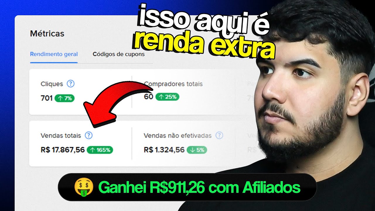 Fiz R$911,26 na Amazon e Mercado Livre Como Afiliado