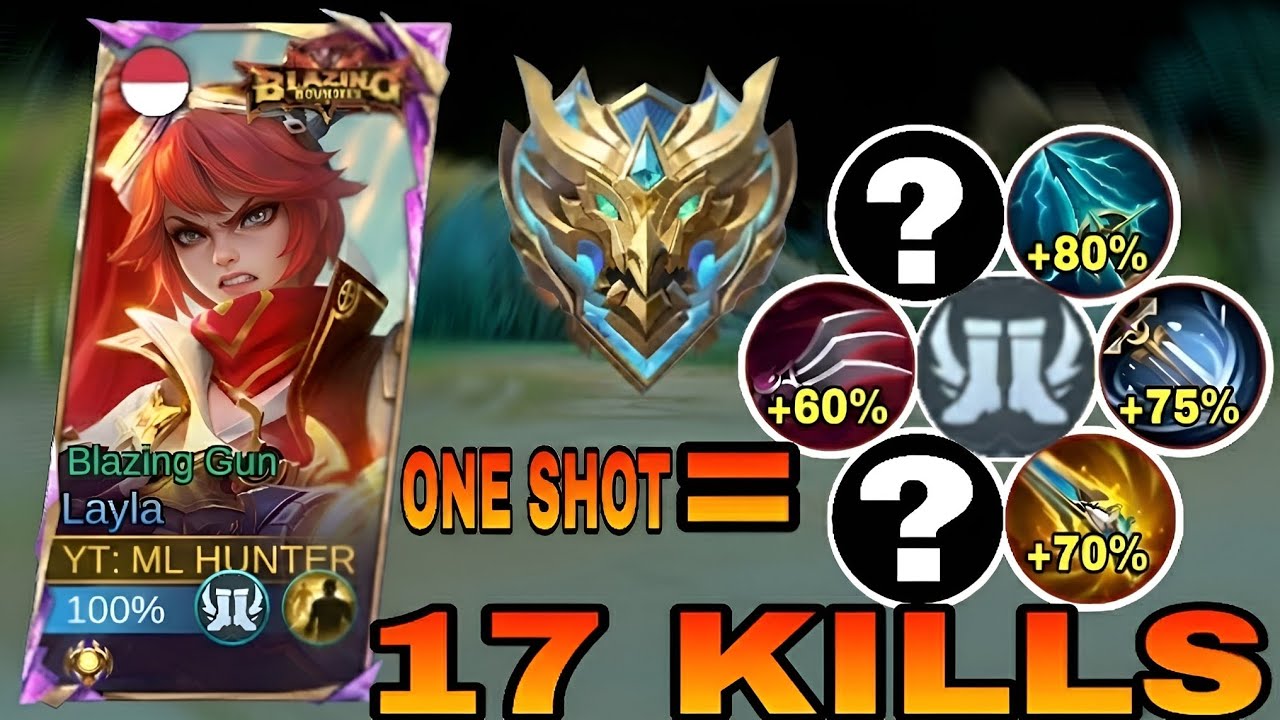 17 KILLS LAYLA BEST BUILD AND EMBLEM 2026 GAMEPLAY ~ MLBB