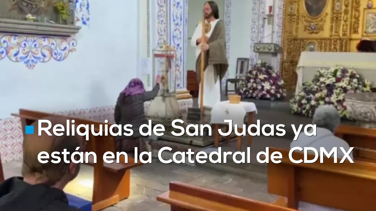 &Uacute;ltima oportunidad para ver las reliquias de San Judas en M&eacute;xico: hoy llegaron a la Catedral en CDMX