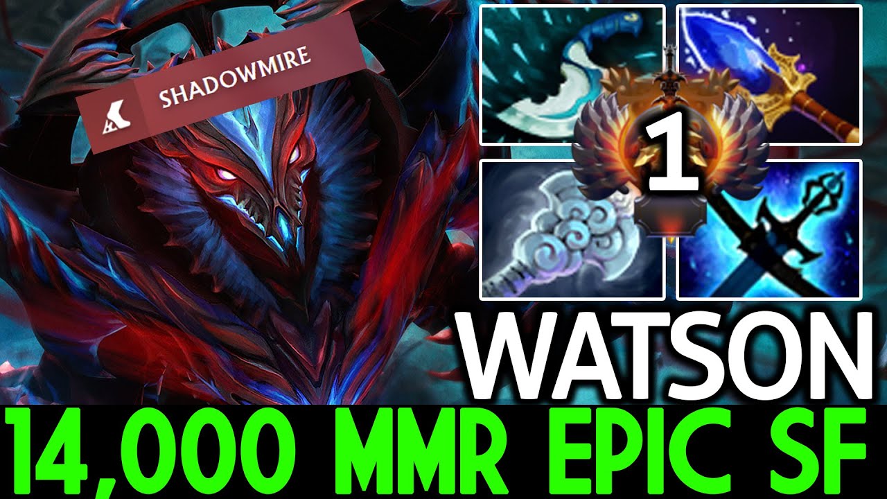 WATSON [Shadow Fiend] 14,000 MMR Epic SF Crazy Plays Dota 2