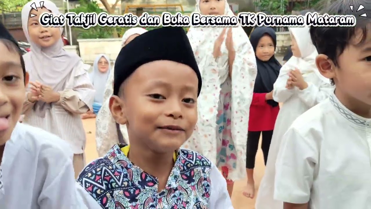Aksi Kepala TK Purnama Giat Takjil dan Bukber 