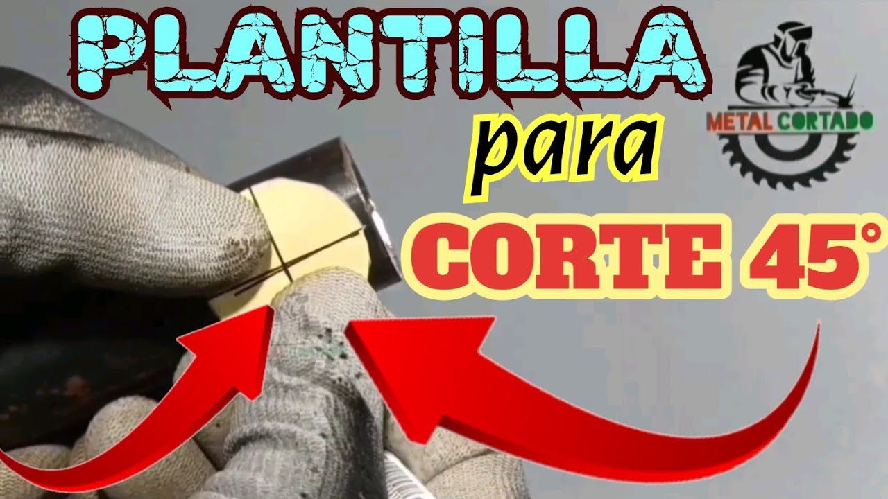 Cómo Hacer una Plantilla para Corte 45° en Tubos  Redondos ✅ Cómo Hacer Cortes a 45° Grados Fácil 😎