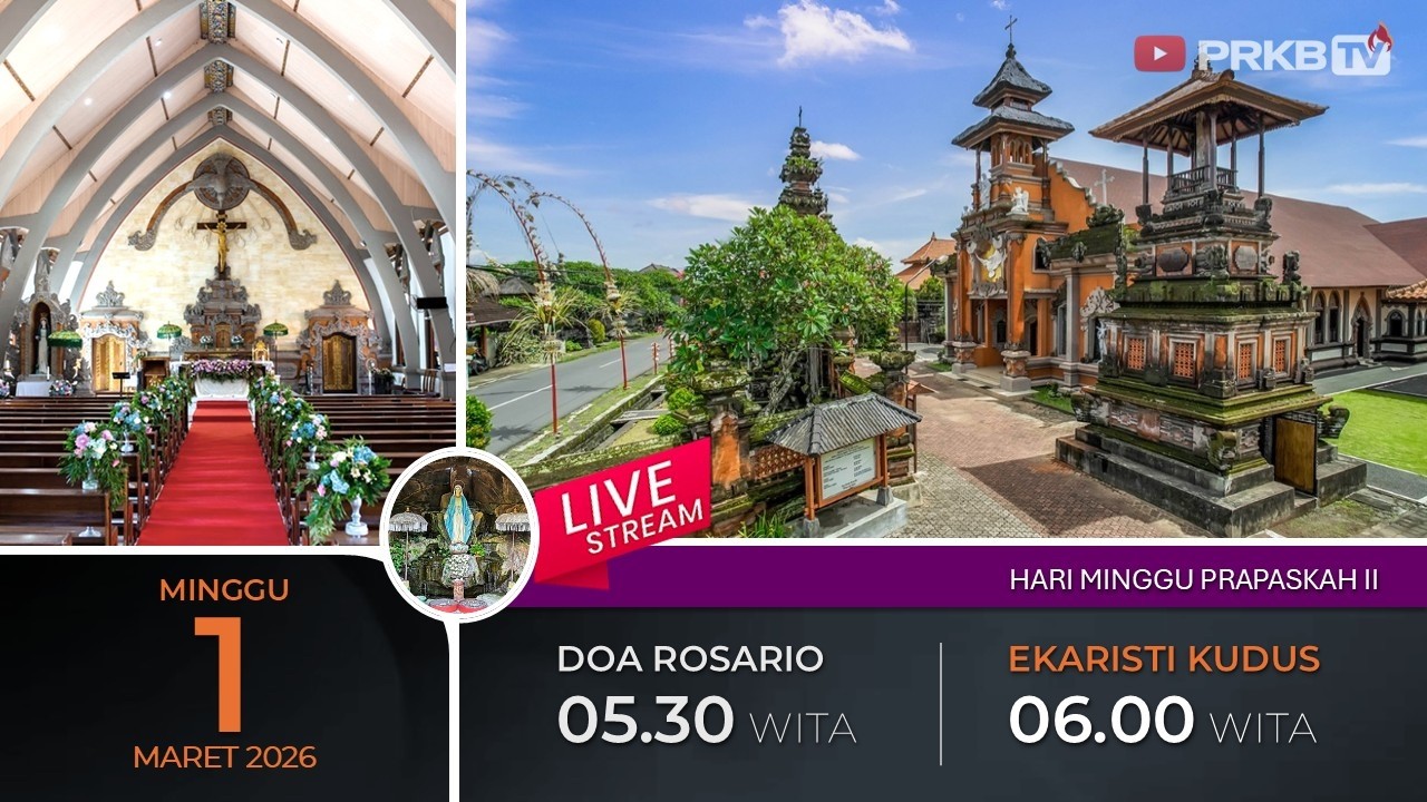 LIVE DOA ROSARIO & EKARISTI KUDUS,  1/3/26 05.30 WITA