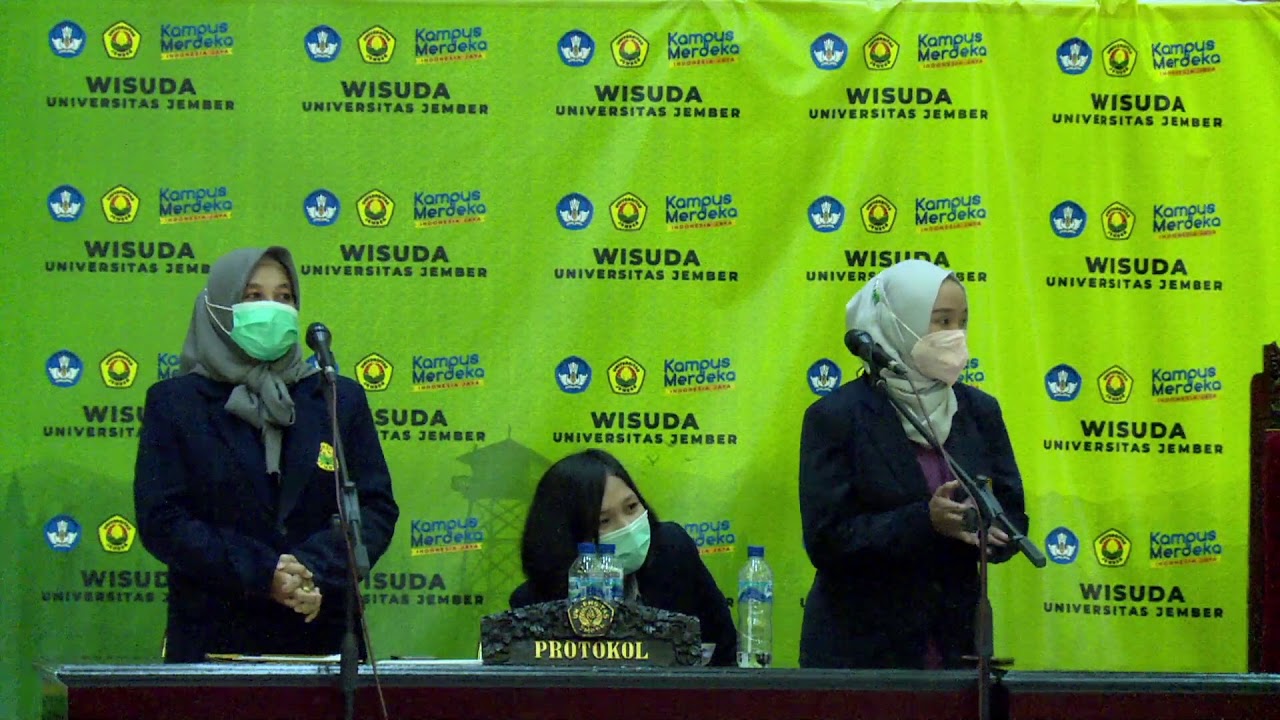 Wisuda Periode I Tahun Akademik 2021/2022 Universitas Jember