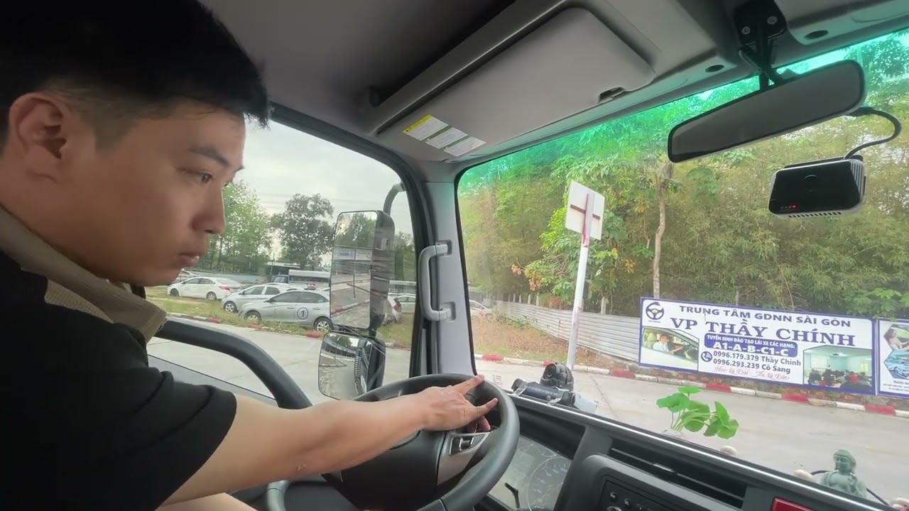 Bài Thi Sa Hình Hạng C1 Sân Tốt Nghiệp Tân An