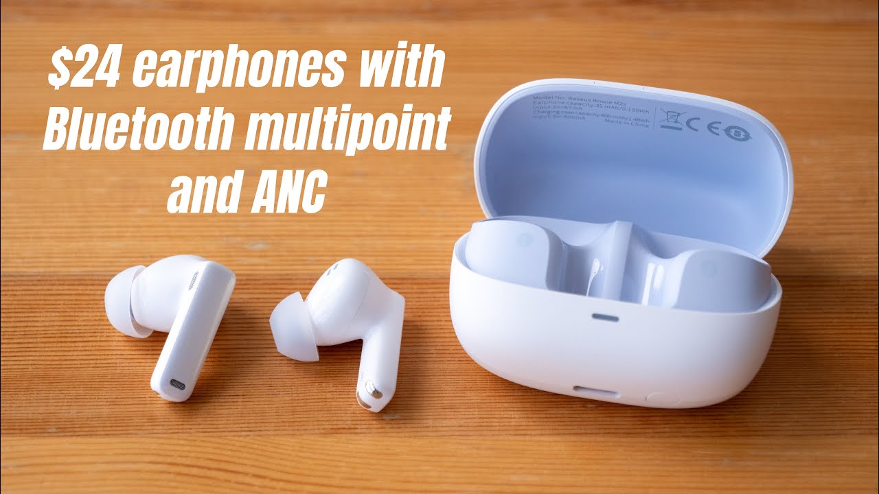 Baseus Bowie M2s earphones. $24 with ANC and Bluetooth multipoint
