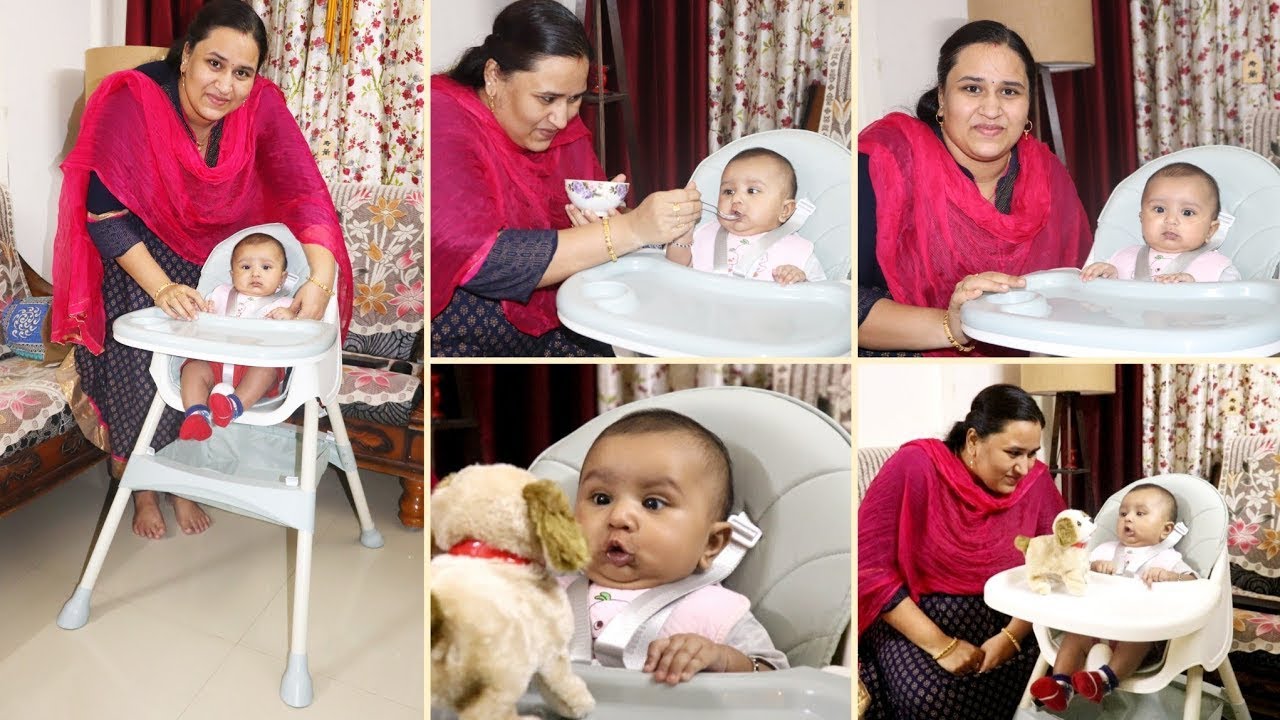 Ladoo செம்ம Happy 😊 Beautiful ❤️ Gift For Ladoo   EalingMom High chair unboxing and Review 2